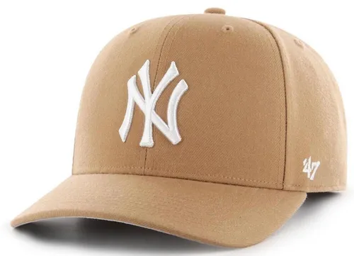 New York Yankees Cold Zone Camel MVP DP Cap - Unisex Baseballcap in Einheitsgröße, aus weicher Baumwolle, ideal für Sportfans und stylische Outfits.