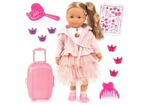 Charlene Puppe 46cm mit Accessoires für kreative Frisuren und Style