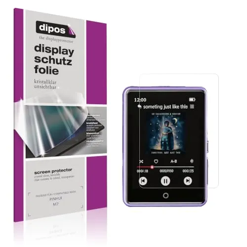 dipos I 4x Schutzfolie klar passend für PINHUI M7 Folie Displayschutzfolie, Ultra-Dünn, Case-Friendly, Fingerprint-Kompatibel
