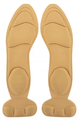 Ruhhy Beige Schuheinlagen 26472 für High Heels