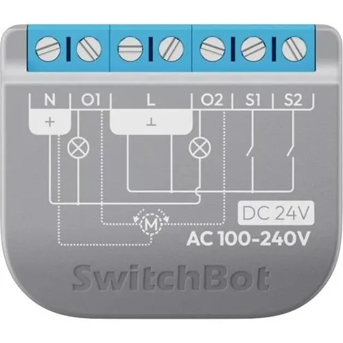 SwitchBot Relay Switch 2PM intelligent two-channel switch (Schaltaktor) (W5502320)