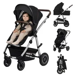 LIONELO Amber 2 in 1 Kombikinderwagen in gold von Lionelo