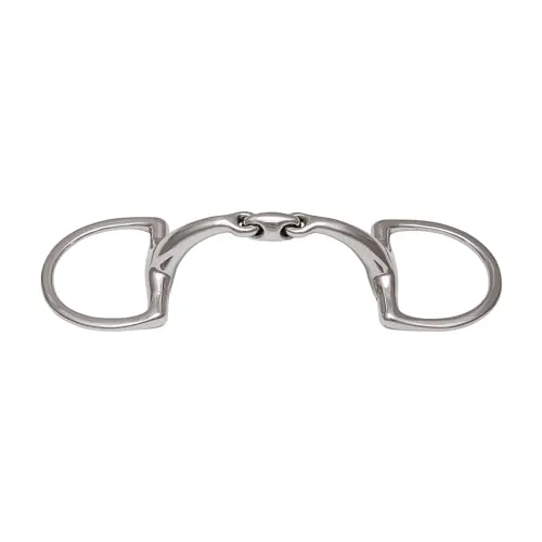 Stübben Gebiss 2451 Easy Control Anatomische D-Ringtrense - 13,5 cm - 16 mm - Edelstahl