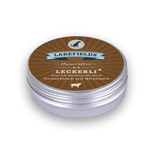 Lakefields Leckerli Trockenfleisch vom Weidelamm, 50 g