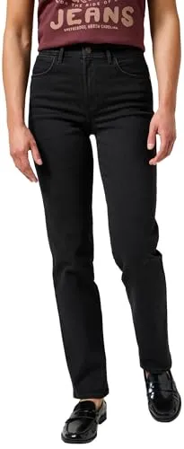 Wrangler Damen Straight Jeans, Drainpipe, 28W / 30L EU