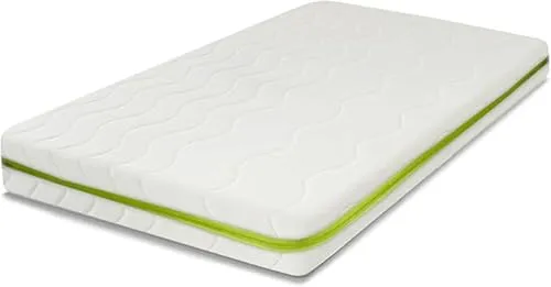 Best For Home Easy Active Matratze | Schlafmatratze | kaltschaummatratze | Ideal als Kindermatratzen | Erhältlich in 4 Farben und 15 Verschiedenen Größen, Leicht Abnehmbarer (Grün, 70x140x8)