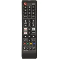 azurano BN59-01315B Universal Fernbedienung für 2018 - 2022 SAMSUNG UE Quantum Crystal QLED UHD 4K Smart TV Serien TU RU Q AU BU LS T UN QN, Direk... - Schwarz