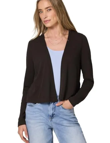 Street One Damen Langarm Jacke im Strick-Look - Moderne Jacke im Strick-Look, ideal für lässige Outfits. Vielseitig kombinierbar und perfekt für den Alltag.
