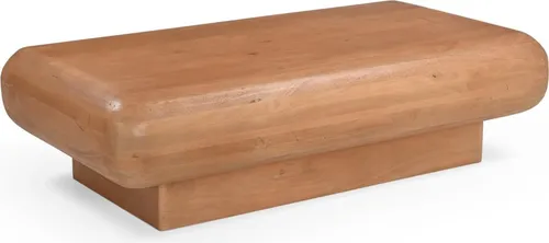 Villa Möbel Couchtisch Fedde, Naturholz, 120x66 cm - Der Villa Möbel Couchtisch Fedde bringt natürliche Eleganz in Ihr Wohnzimmer. Aus massivem Mangoholz gefertigt, überzeugt er durch sein robustes Design und die sanften Kanten. Ideal für eine warme Wohnatmosphäre.