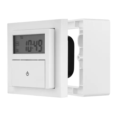 GAO EFP700ET Unterputz-Zeitschaltuhr digital - Elektrische Kabel & Leitungen, programmierbare Wochenzeitschaltuhr mit 1800 W Leistung für flexible Steuerung von Geräten.