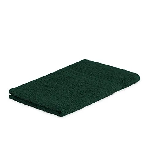 EXKLUSIV HEIMTEXTIL Frottier Handtücher Gästehandtuch 30 x 50 cm Dunkelgrün 500 g