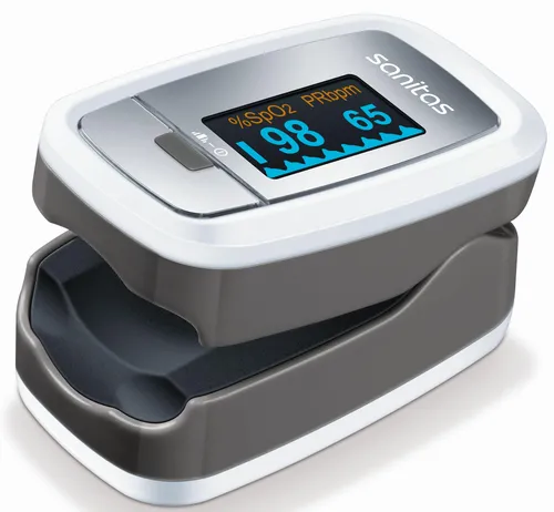Sanitas SPO 18 Pulsoximeter – Grau, LCD, präzise Messung