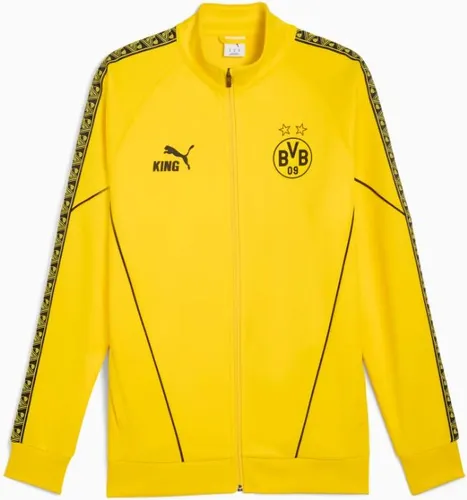 Puma BVB King Anthem Jacket – Faster Yellow-Puma Black (S) von PUMA