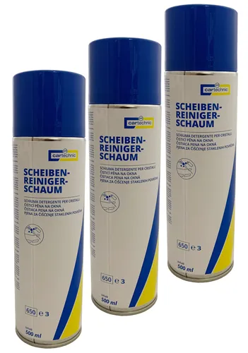 6x cartechnic Scheibenreiniger-schaum 500ml, Auto Scheibenreiniger, Aktivschaum