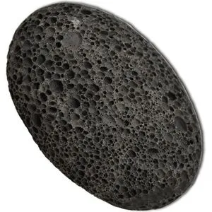 K-Pro Bimsstein Hornhaut-Entfernungsstein, natürlicher Lavastein, schwarz, 10 x 7 x 4 cm