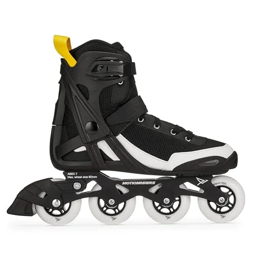 MOTIONRIDERS Inlineskates XION 80 für Herren und Damen - Inliner für Fitness-Skating mit Super Soft Padding und AirFlip Belüftung für maximalen Komfort. Ideal für Anfänger und Fortgeschrittene, geeignet bis 100 kg.
