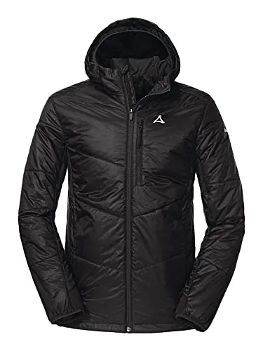 Schöffel Herren Padded Jacket Stams M – Winddichte Winterjacke - Leichte und atmungsaktive Outdoorjacke mit nachhaltiger Wattierung aus recycelten Materialien. Ideal für Wanderungen bei wechselhaftem Wetter, mit praktischen Features wie verstellbarem Saum und Reißverschluss-Taschen.