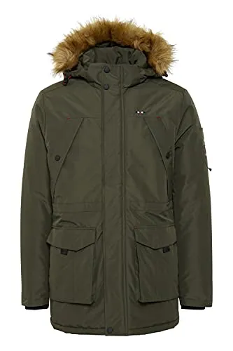 FQ1924 Aegir Herren Winterparka - Funktionsjacke, warm gefüttert und aus recyceltem Polyester, mit abnehmbarer Kapuze und vielen Taschen für einen sportlich-eleganten Look im Winter.