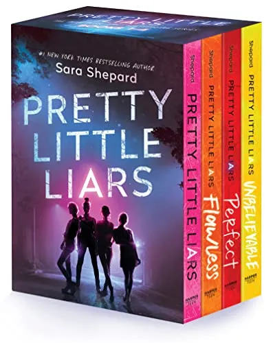 Pretty Little Liars 4-Book Paperback Box Set - Bücher: 4 spannende Romane in einem Set, ideal für Fans von Mystery und Drama.