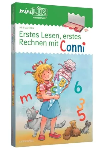 miniLÜK-Set: Erstes Lesen und Rechnen mit Conni - Lernhilfen zur Förderung von Lesen und Rechnen in der Vorschule und 1. Klasse. Langlebig und robust für flexibles Lernen.