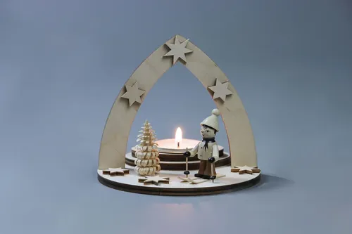 Kerzenständer Gelb von Weigla Günter Gläser Leuchtenherstellung