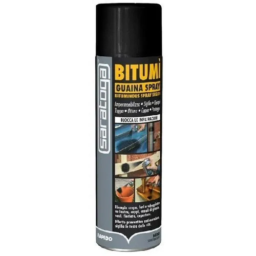 Bitumì Hülle Bituminöse Spraydose SARATOGA Wasserdicht Und Löcher Bruch 500 ML