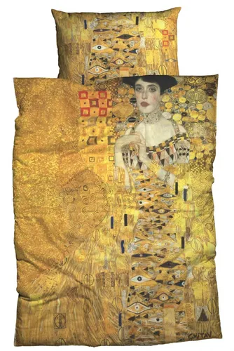 Goebel Bettwäsche Adele Bloch, Satin, 2-teilig in gold von Goebel