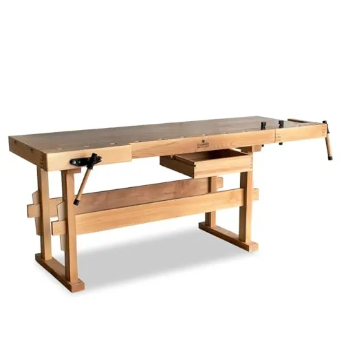 BAMATO Hobelbank WORK-2100 aus Massivholz