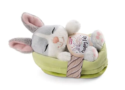 NICI Kuscheltier Hase grau 12 cm – Weiches Plüschtier für Kinder und Erwachsene - NIEDLICHES PLÜSCHHASEN-KUSCHELTIER: Der graue Hase begeistert mit seinem süßen Gesicht und eignet sich perfekt zum Kuscheln und Spielen. Ideal als Geschenk für jeden Anlass und ein treuer Begleiter für Groß und Klein.