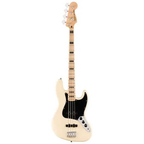 Squier Affinity Series Active Jazz Bass - Olympic White - Bässe, hochwertiger Active Jazz Bass mit noiseless Tonabnehmern für klaren Sound und stilvollem Design in Olympic White.