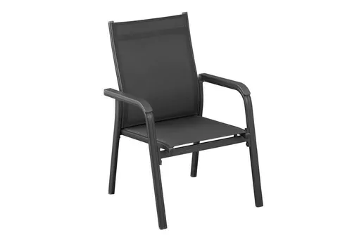 KETTLER Gartenstuhl BasicPlus 6er-Set - Das KETTLER Stapelsessel BasicPlus Set bietet eleganten Sitzkomfort für Garten und Balkon. Mit wetterfestem, strapazierfähigem Material und stabilen Edelstahlverschraubungen ist es ideal für den Außenbereich.