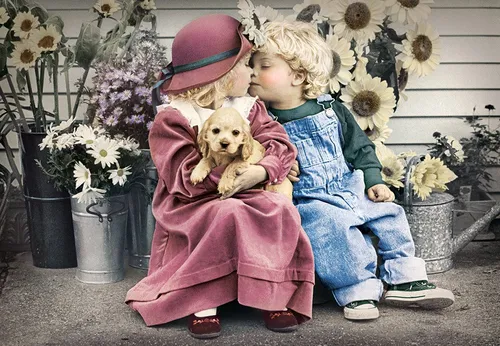 Castorland C-104451-2 Puzzle 1000 Teile - Premier Amour, hochwertiges Puzzle aus Polen für anspruchsvolle Puzzleliebhaber