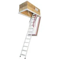 Wippro Dachbodentreppe Klimastair 160, U-Wert 0,21 W/(m2K), 120x70 cm