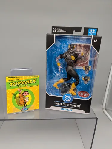 DC Comics Multiverse Dark Flash (Red Platinum Edition) McFarlane Action-Figur - Detailreiche Action-Figur von Dark Flash aus dem McFarlane Franchise, ideal für Sammler und Fans. Hochwertige Verarbeitung und dynamische Pose.