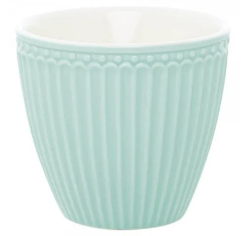Greengate Tasse Latte Cup Alice Cool Mint in grün von GreenGate