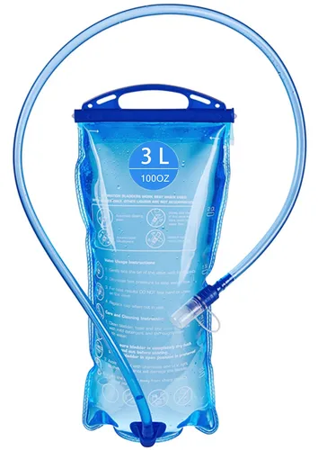 Trinkblase, 3 Liter, auslaufsichere Wasserblase, BPAfreier Trinkrucksack, Ers...