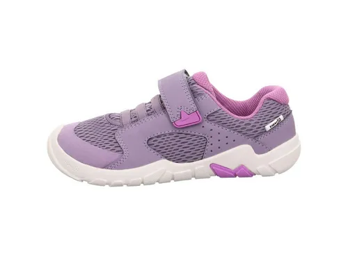 Superfit Trace Sneaker, Lila 8500, 29 EU - Sneaker für Jungen mit extradünner Sohle für ein Barfußgefühl, atmungsaktivem Textilfutter und herausnehmbarer Ledersohle für optimalen Tragekomfort.
