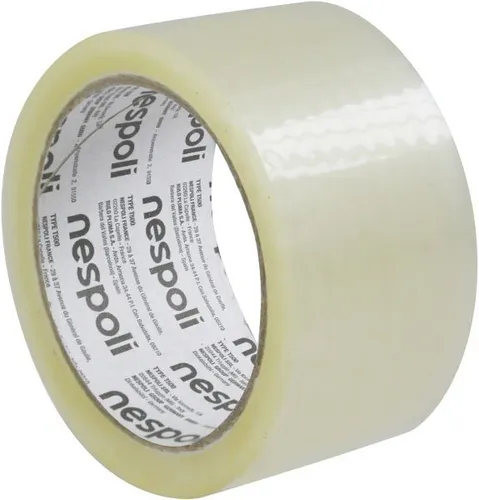Nespoli Profi Packband transparent leise abrollend 50 mm x 66 m  Packband