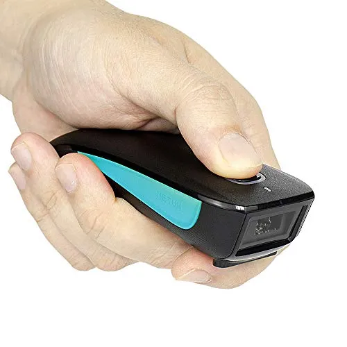 NETUM Wireless 1D Laser-Barcode-Scanner Bluetooth-kompatibler USB-Barcode-Leser mit Kleiner Tasche USB Automatisch mit Windows-, Mac-, Android-, iOS-Telefonen, Tablets oder Computern Arbeiten - C830