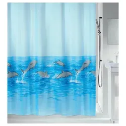 spirella Duschvorhang NEMO 240 cm in blau von Spirella