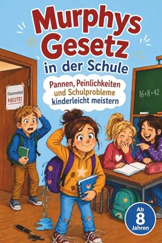 Murphys Gesetz in der Schule: Pannen, Peinlichkeiten und Schulprobleme kinderleicht meistern – ein Mutmach-Buch für neugierige Kinder ab 8 Jahren