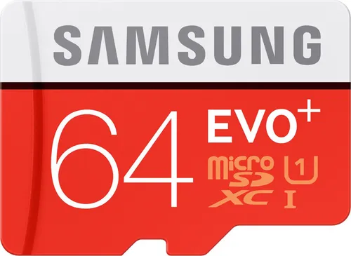 Samsung microSDHC Speicherkarte EVO+ 64 GB mit SD Adapter von Samsung