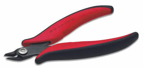 Cimco 101048 Elektronik- u. Feinmechanik Seitenschneider 132mm - Elektronik Seitenschneider, präzise Schneidkante ohne Facette für optimale Schnittqualität in der Feinmechanik.