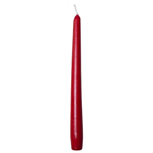 Sovie CANDLES Spitzkerzen Rot, 50 Stück - Spitzkerzen in kräftigem Rot, ideal für festliche Anlässe. Brenndauer ca. 7 Stunden, perfekt für romantische Abende und elegante Tischdekoration.