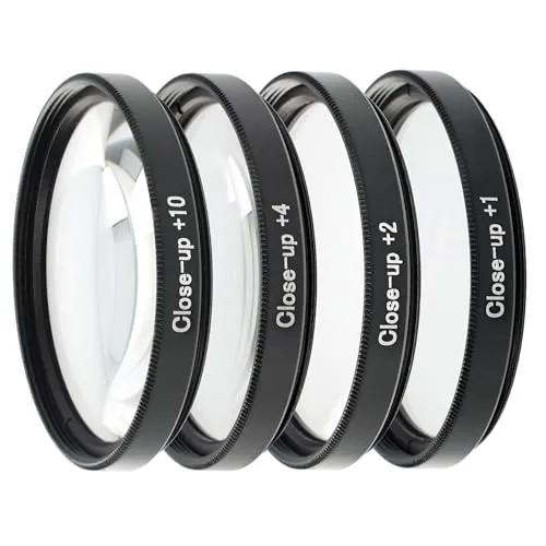 ayex Close up Makro Linsen Set 37mm - 4 teilig (+1, +2, +4, +10)