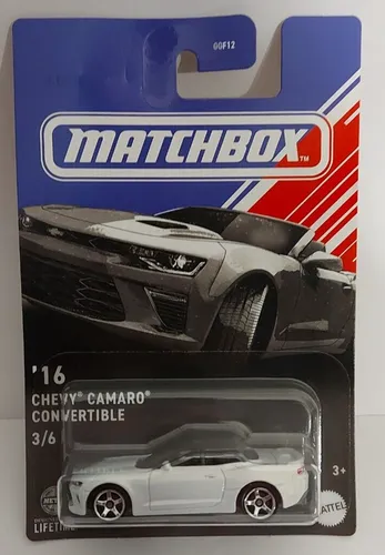 MATCHBOX AMERICAN CONVERTIBLE SERIES `16 CHEVY CAMARO CONVERTIBLE 3/6 HVR97