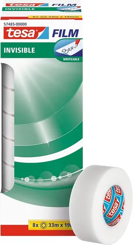 tesa Film matt-unsichtbar 19 mm x 33 m 8er Pack