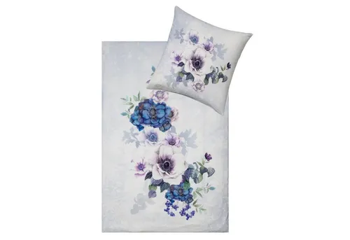 Estella Bettwäsche Snowflower 4446 in weiß von ESTELLA