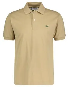 Lacoste Regular Fit Poloshirt in Beige, Größe L - Herren-Shirt aus 100% Baumwolle, bietet optimale Passform und hohen Tragekomfort. Ideal für vielseitige Anlässe, mit klassischem Kragen und stilvollem Label Patch.