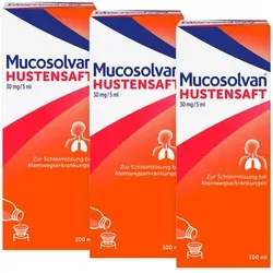 Produktbild Mucosolvan Hustensaft Trio 3X100 ml